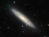 The nearby spiral galaxy NGC 253