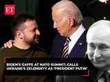 Biden gaffes: When Joe calls President Zelenskyy as ‘President Putin’ at  NATO summit