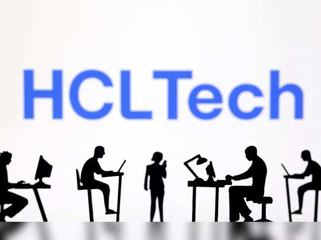 Illustration shows HCLTech logo