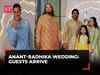 Anant-Radhika wedding: From John Cena to MS Dhoni, guests arrive at Ambanis' big event