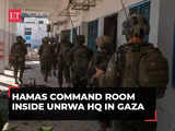 Hamas command room inside UNRWA HQ in Gaza; IDF finds drone, weapons caches and more