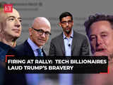 Firing in Pennsylvania: Billionaire tech moguls hail Trump's bravery after assassination attempt