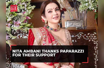 Anant-Radhika reception: Nita Ambani's heartfelt gesture for paparazzi, watch!