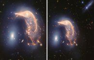 Why is NASA's new 'Penguin and Egg' galaxy image captivating astronomers worldwide?