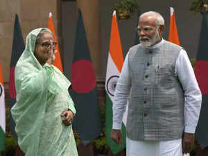 Modi with Haseena