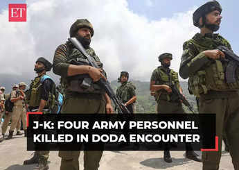 Doda encounter: Officer among four soldiers killed in Jammu and Kashmir