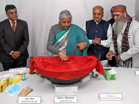 Finance Minister prepares sweet