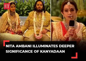 Anant-Radhika Wedding: Nita Ambani illuminates deeper significance of 'Kanyadaan' in Hindu culture