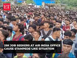 Mumbai: Air India recruitment drive causes stampede-like situation as over 25,000 applicants arrive