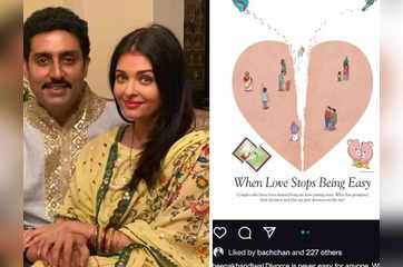 Is  Aishwarya-Abhishek separating? Post on ‘grey divorce’ liked by Bachchan Jr raises eyebrows