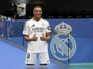 Kylian Mbappe's unveiling as a Real Madrid player sees 85,000 fans cheering for him