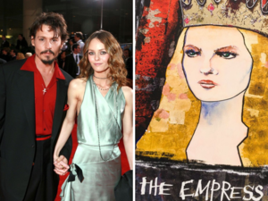 A must-see: Johnny Depp’s paintings inspired by ex-partner Vanessa Paradis:Image