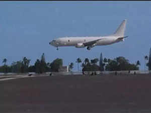 Indian Navy P-8I aircraft taking part in US' RIMPAC exercise at Pearl Harbour