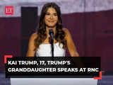 Kai Trump: Trump's granddaughter makes her debut campaign at RNC, says 'heartbreaking when he was…'