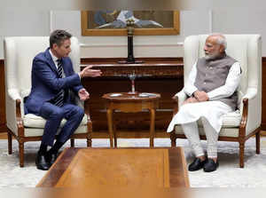 Lockheed Martin CEO Jim Taiclet after meeting PM Modi.