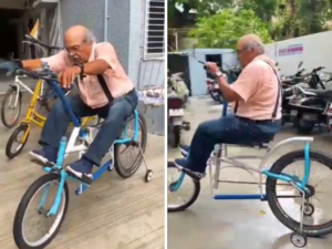 Anand Mahindra offers company's workshop to elderly innovator for unique cycle designs: Watch Video