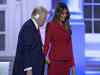 Former first lady Melania Trump makes a rare appearance on the Republican convention's last night
