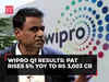 Wipro Q1 Results: PAT rises 5% YoY to Rs 3,003 cr, CEO Srinivas Pallia briefs on FY25 Q1 performance