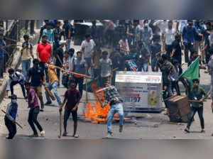 Students' protest in Bangladesh