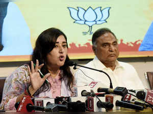 New Delhi, July 20 (ANI): Bharatiya Janata Party (BJP) MP Bansuri Swaraj address...