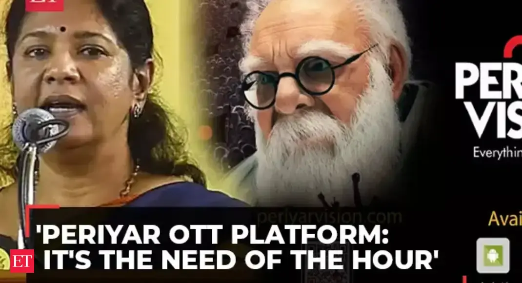 Periyar OTT Platform: It's the need of the hour, to spread love, says DMK MP Kanimozhi - The Economic Times Video | ET Now
