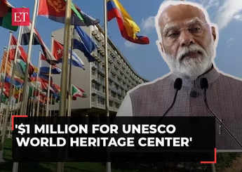 India will contribute 1 million dollars for UNESCO World Heritage Center: PM Modi