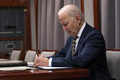 Biden's decision to drop out crystallized Sunday. His staff :Image