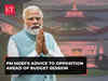 'Collaborate for the country': PM Modi's advice to Opposition ahead of the 2024 Budget Session
