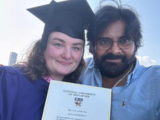 Pawan Kalyan's wife Anna Lezhneva receives Master's Degree from National University of Singapore: Watch