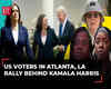 'She'd be a great president of United States': Atlanta, LA voters rally behind Kamala Harris