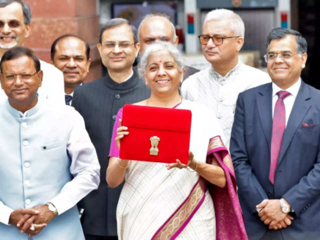 Nirmala Sitharaman at Finance Ministry