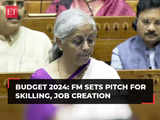 Budget 2024: FM Sitharaman sets pitch for skilling, job creation in 5 years under Modi 3.0 1 80:Image