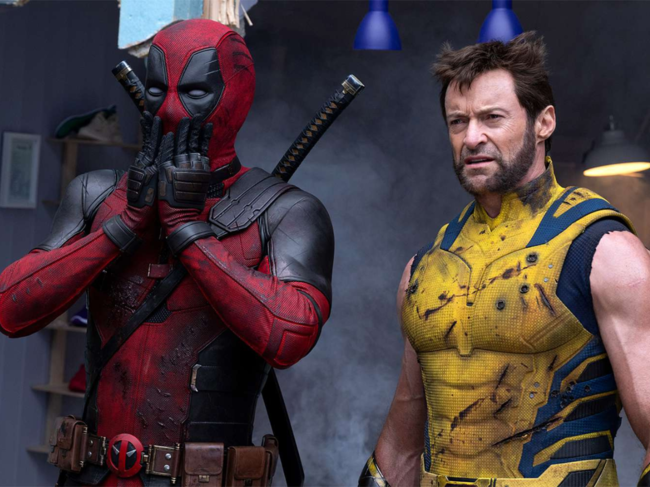 Ryan Reynolds and Hugh Jackman as Deadpool & Wolverine