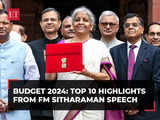 Budget 2024: From tax slab changes to jobs creation, top 10 highlights from FM Sitharaman speech 1 80:Image