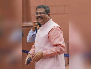 New Delhi: Union Human Resource of Development (HRD) Minister Dharmendra Pradhan...