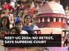 NEET UG 2024: SC refuses to cancel NEET result, says data doesn't show systemic leak