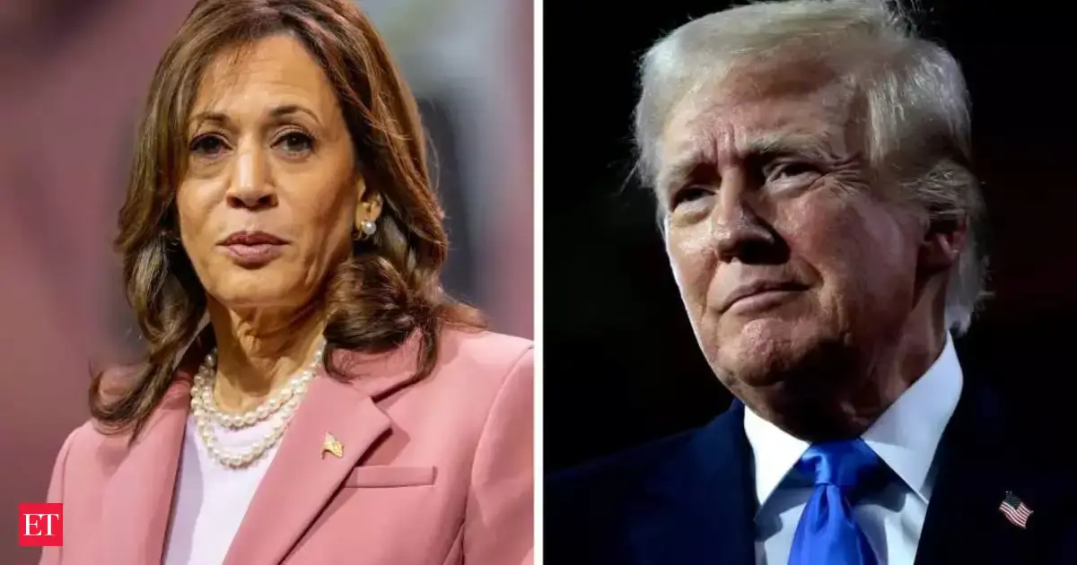 Kamala Harris leads Donald Trump in new poll after Biden dropout - The ...