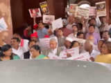 Opposition leaders stage protest in parliament against ‘discriminatory’ Budget