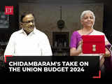 Former Finance Minister P Chidambaram's critique of the Union Budget - 2024 | Full Speech 1 80:Image