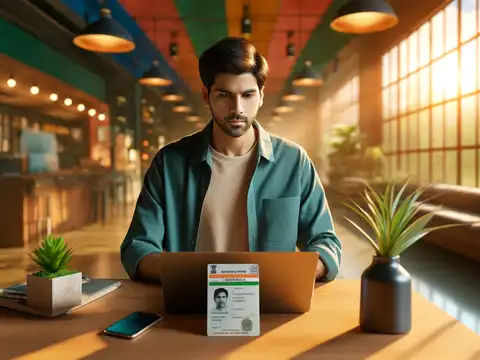 What is the existing provision of using Aadhaar enrolment ID
