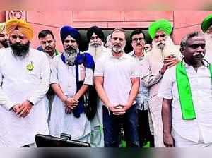 Farmer unions seek Rahul’s support on MSP, debt waiver