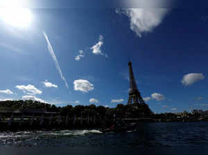 FILE PHOTO: Technical test on the Seine river in Paris