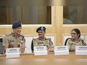 New Delhi: (L-R)- SSB DG Daljit Singh Chaudhary, ITBP DG Rahul Rasgotra and CISF...