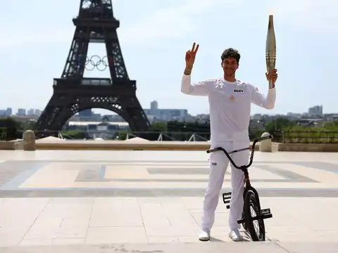 BMX champion at the Trocadero