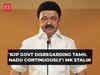 CM MK Stalin to skip Niti Aayog meeting over 'vengeful act' against Tamil Nadu in Budget