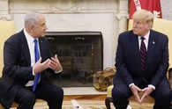 Netanyahu meets with Trump at Mar-a-Lago, offering measured optimism on a Gaza cease-fire