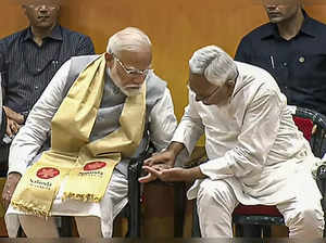 PM Modi and Bihar CM Nitish Kumar