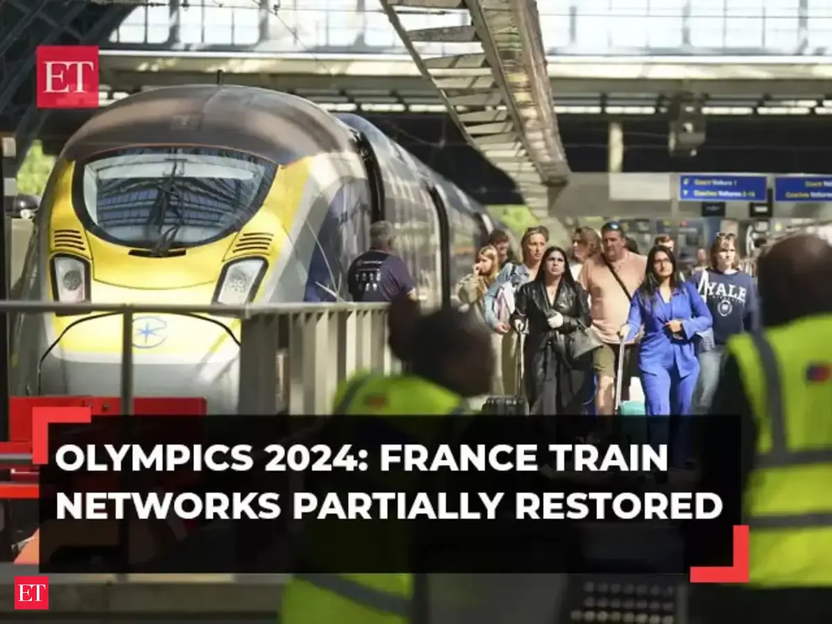 Paris: Olympics 2024: French train networks partially restored after ...