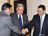 Ratan Tata, Cyrus Mistry call on Commerce Minister Anand Sharma