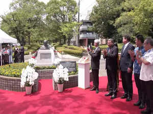 "Gandhi is a global icon," Jaishankar unveils Gandhi's bust in Tokyo